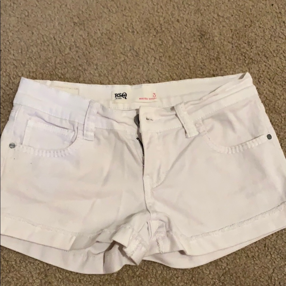 White Jean Shorts!
